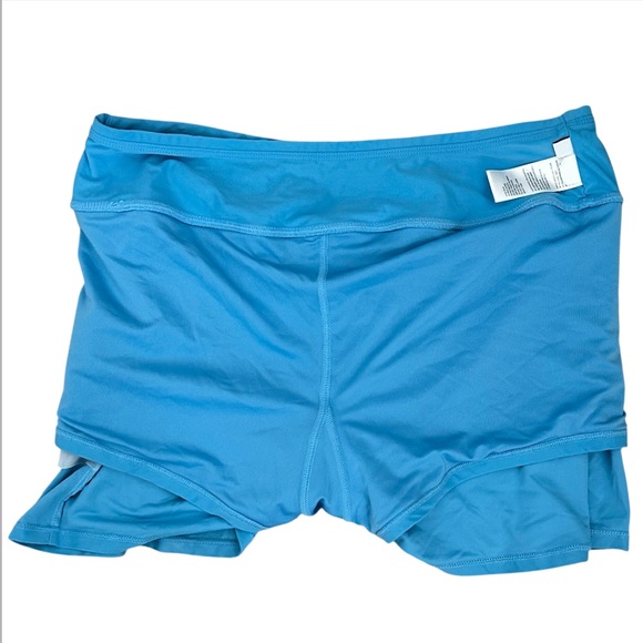 BEACH HOUSE EMMA Women’s Swim Boy Short Skort Sky Blue ZipPocket Full Coverage 8 - Picture 6 of 10